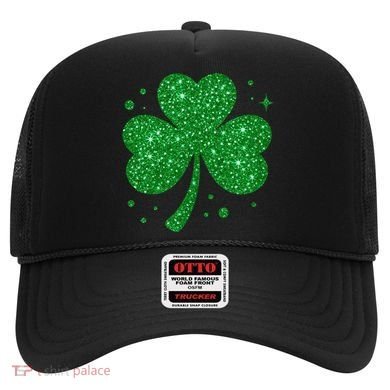 St Patrick's Day Glittery Shamrock Clover Hat