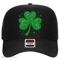 St Patrick's Day Glittery Shamrock Clover Hat thumb 0
