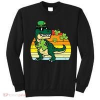 St Patricks Day Dino Saint Paddys Pattys Trex Sweatshirt thumb 0