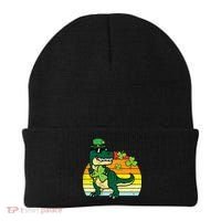 St Patricks Day Dino Saint Paddys Pattys Trex Beanie thumb 0