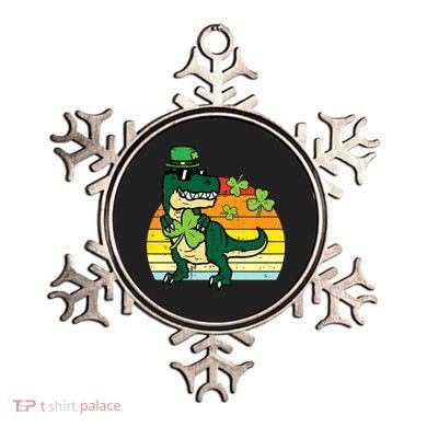 St Patricks Day Dino Saint Paddys Pattys Trex Ornament