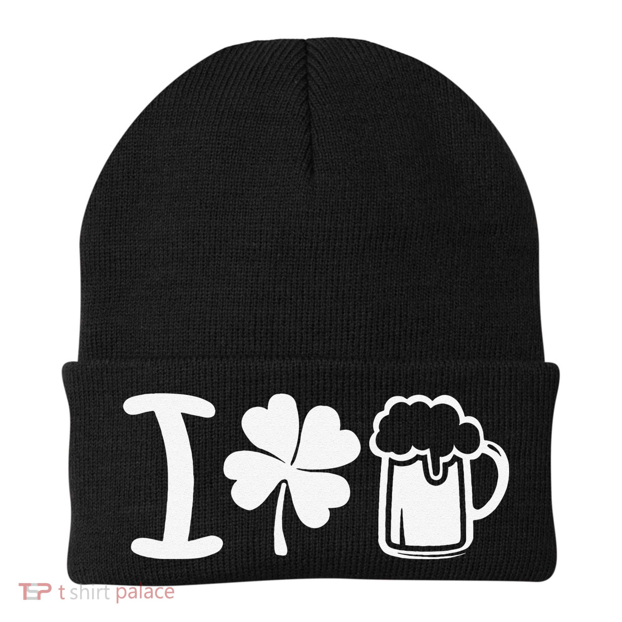 Saint Patrick's Day I Love Beer Beanie