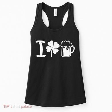 Saint Patrick's Day I Love Beer Women's Tank Top