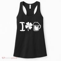 Saint Patrick's Day I Love Beer Women's Tank Top thumb 0