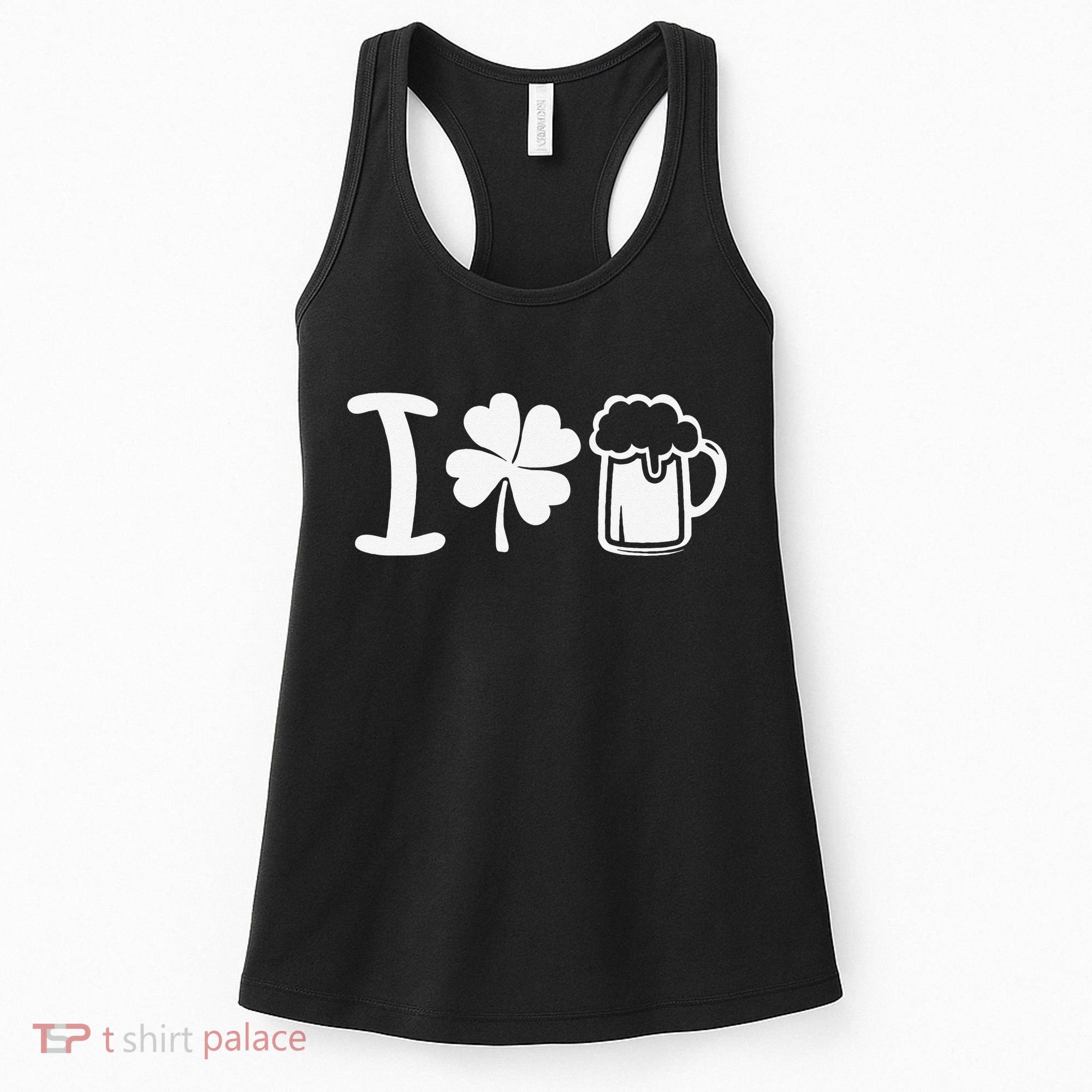 Saint Patrick's Day I Love Beer Women's Tank Top