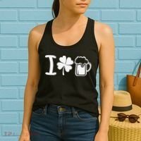 Saint Patrick's Day I Love Beer Women's Tank Top thumb 2