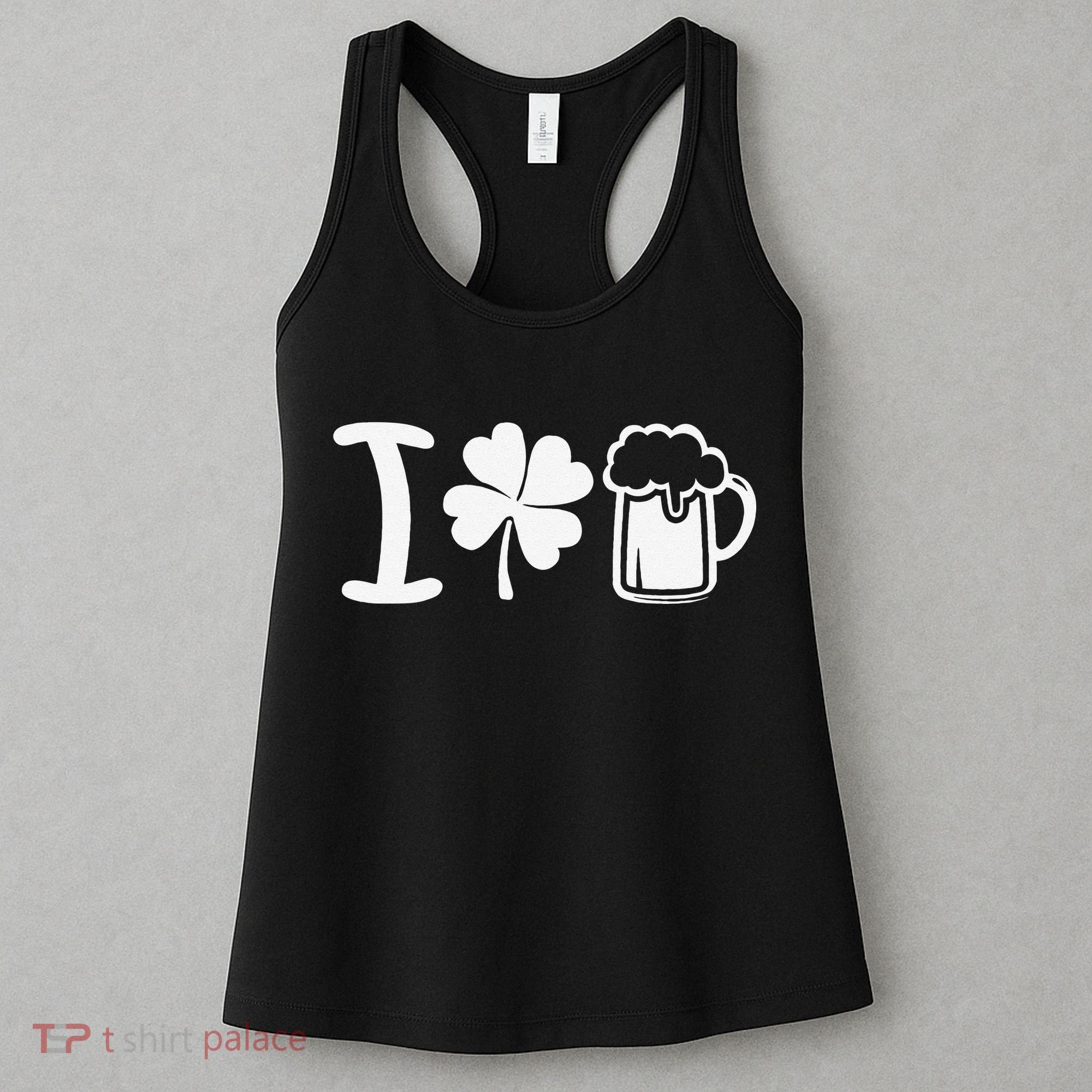 Saint Patrick's Day I Love Beer Women's Tank Top