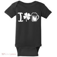 Saint Patrick's Day I Love Beer Baby Bodysuit thumb 0
