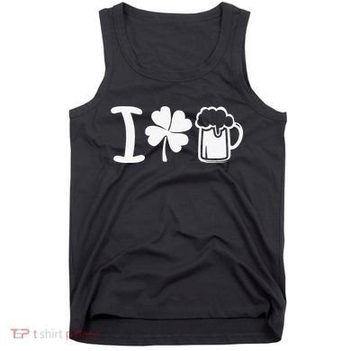 Saint Patrick's Day I Love Beer Tank Top