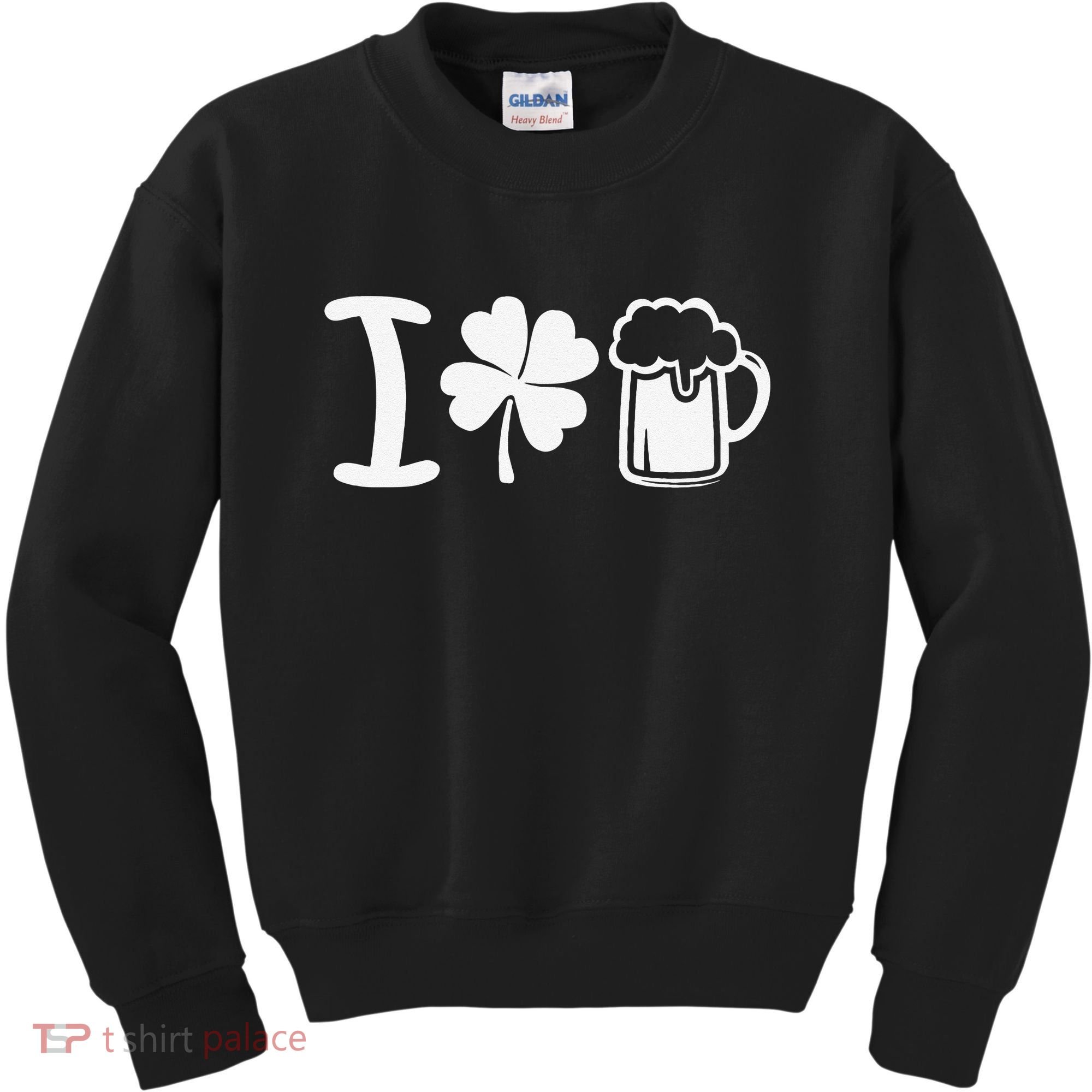 Saint Patrick's Day I Love Beer Kids Sweatshirt