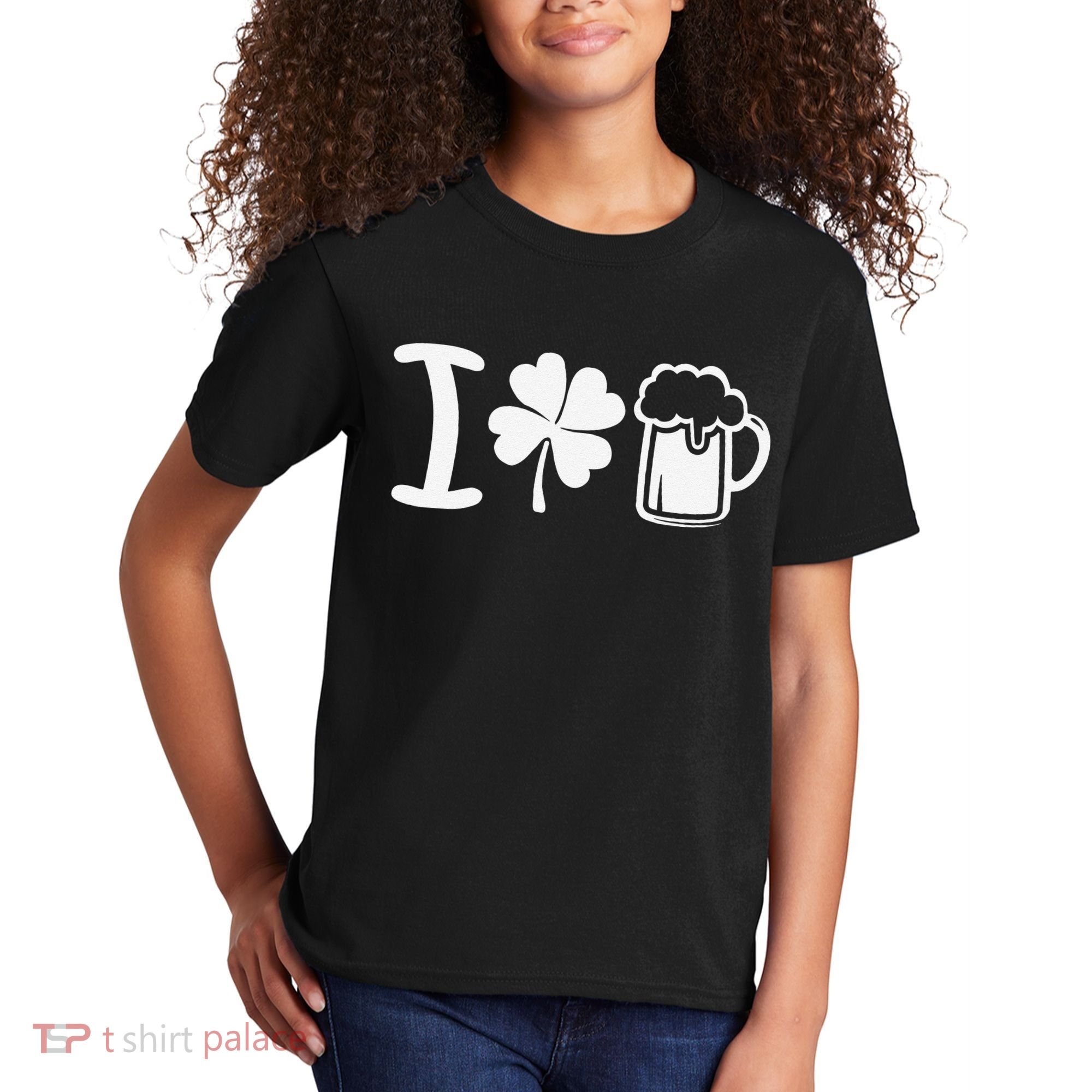 Saint Patrick's Day I Love Beer Kids T-Shirt