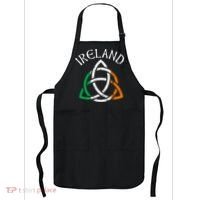 St Patricks Day for Adults Celtic Knot Ireland Apron thumb 0