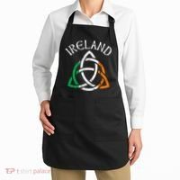 St Patricks Day for Adults Celtic Knot Ireland Apron thumb 2