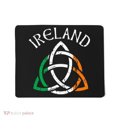 St Patricks Day for Adults Celtic Knot Ireland Mousepad
