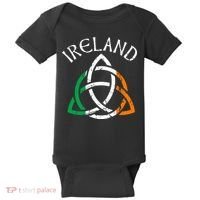 St Patricks Day for Adults Celtic Knot Ireland Baby Bodysuit thumb 0