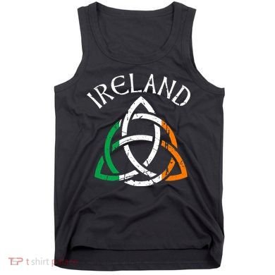 St Patricks Day for Adults Celtic Knot Ireland Tank Top