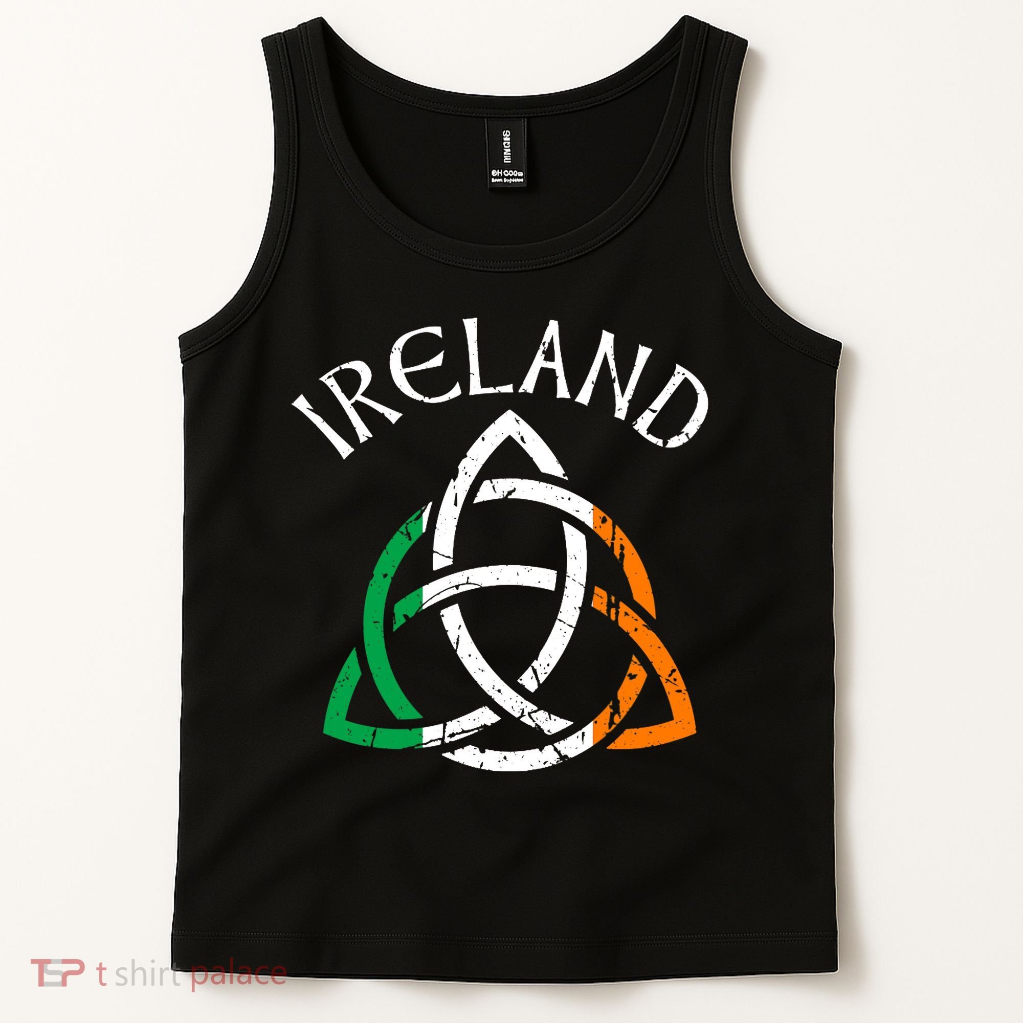 St Patricks Day for Adults Celtic Knot Ireland Tank Top