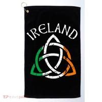 St Patricks Day for Adults Celtic Knot Ireland Golf Towel thumb 0