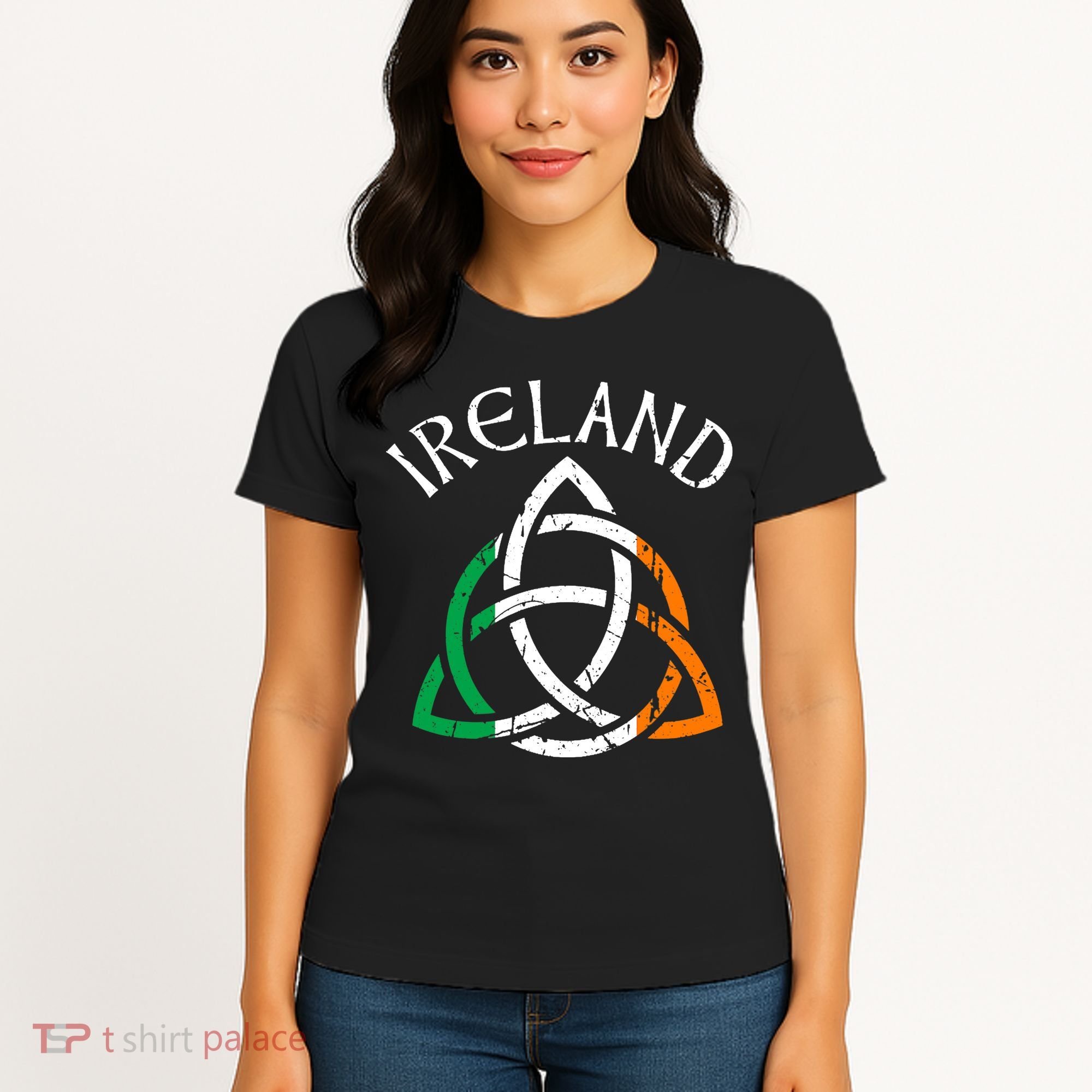 St Patricks Day for Adults Celtic Knot Ireland Women's T-Shirt