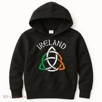 St Patricks Day for Adults Celtic Knot Ireland Kids Hoodie thumb 0