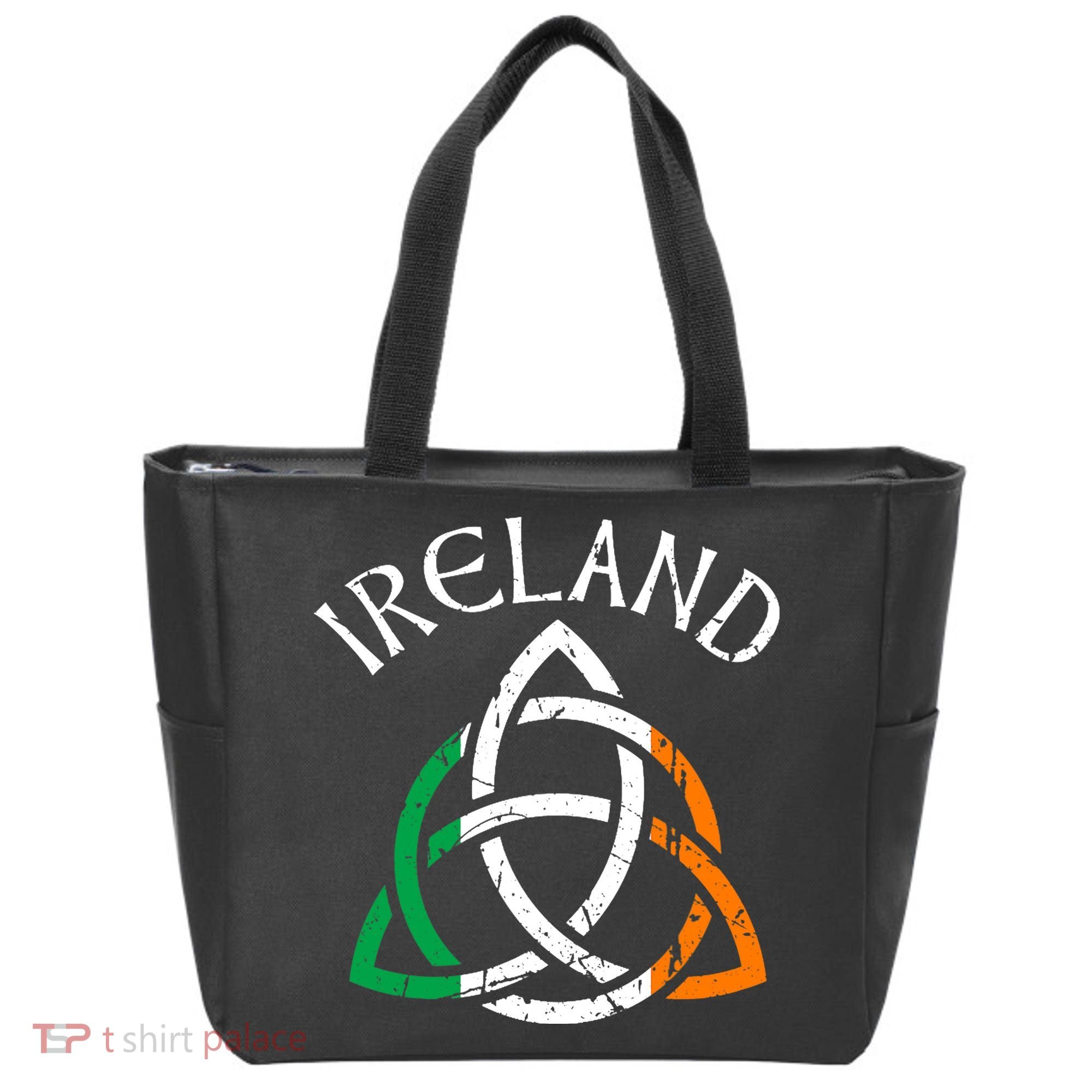 St Patricks Day for Adults Celtic Knot Ireland Tote Bag