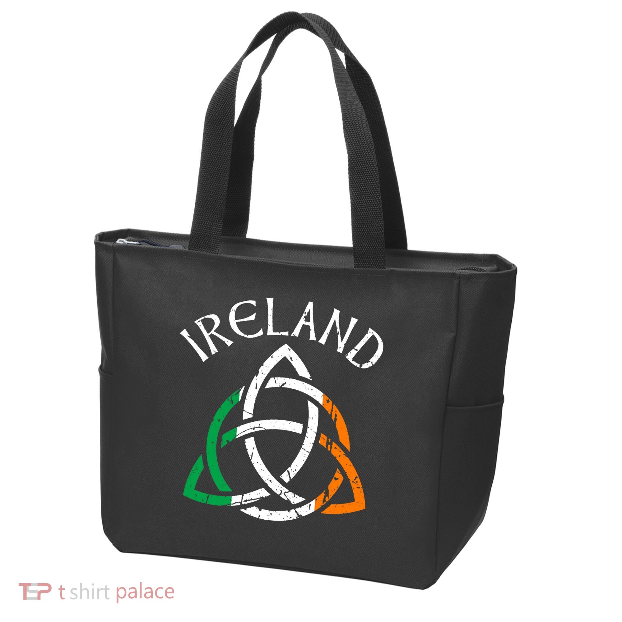 St Patricks Day for Adults Celtic Knot Ireland Tote Bag