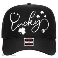 St Patrick's Day Lucky Nurse Stethoscope Hat thumb 0
