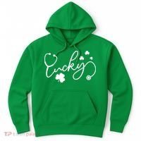 St Patrick's Day Lucky Nurse Stethoscope Hoodie thumb 0