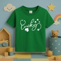 St Patrick's Day Lucky Nurse Stethoscope Toddler T-Shirt thumb 3