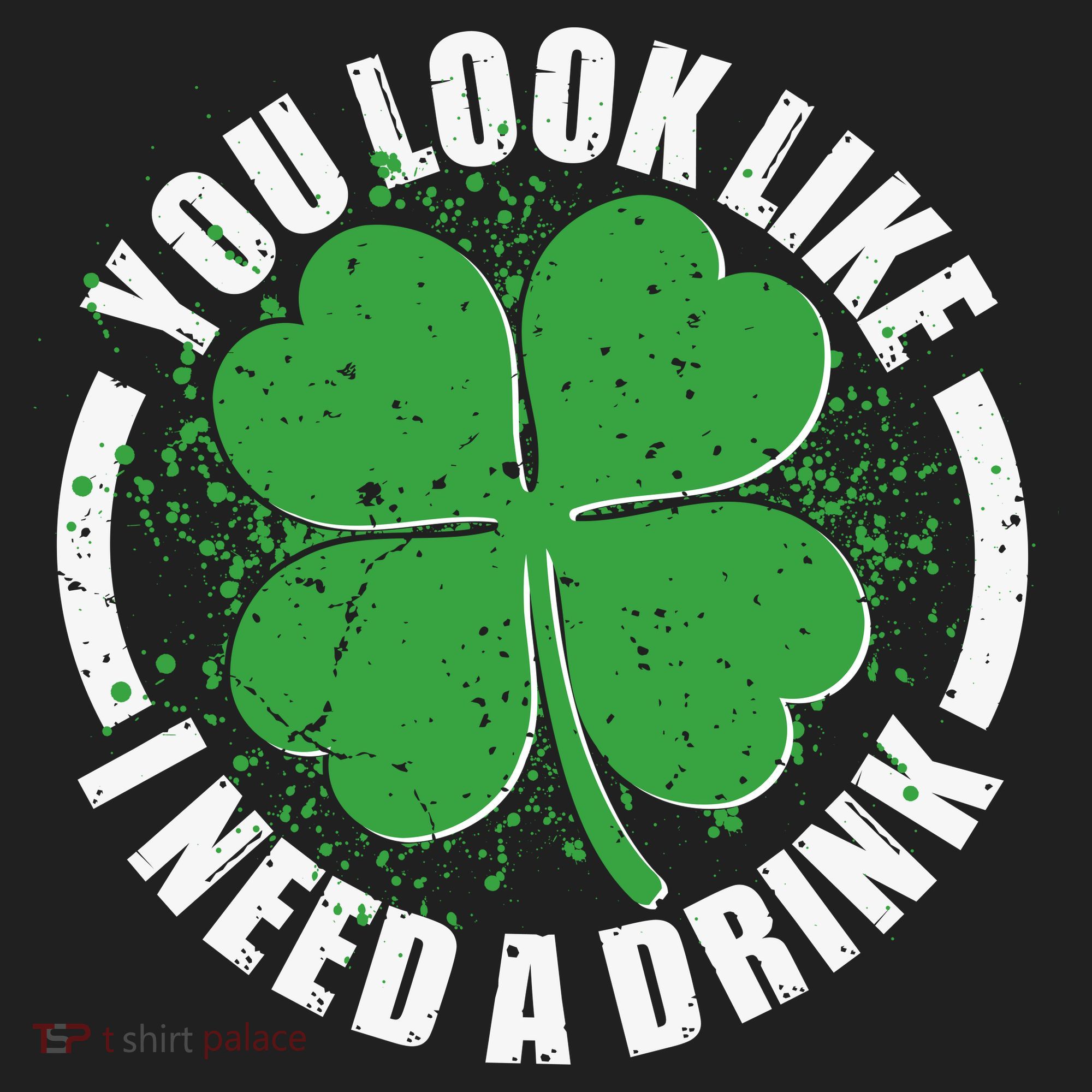 St Patrick's Day You Look Like I Need A Drink Emblem Beanie