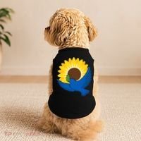 Sunflower Peace Dove Stand With Ukraine End The War Doggie Tank thumb 2