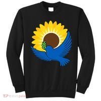 Sunflower Peace Dove Stand With Ukraine End The War Sweatshirt thumb 0