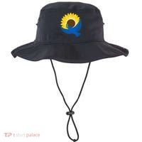 Sunflower Peace Dove Stand With Ukraine End The War Bucket Hat thumb 0