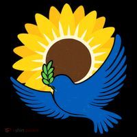 Sunflower Peace Dove Stand With Ukraine End The War Coffee Mug thumb 5