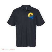Sunflower Peace Dove Stand With Ukraine End The War Polo thumb 0