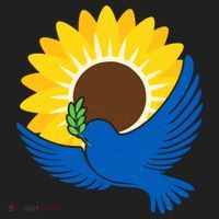 Sunflower Peace Dove Stand With Ukraine End The War Tumbler thumb 3