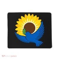 Sunflower Peace Dove Stand With Ukraine End The War Mousepad thumb 0