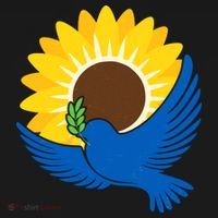 Sunflower Peace Dove Stand With Ukraine End The War Women's Tank Top thumb 5