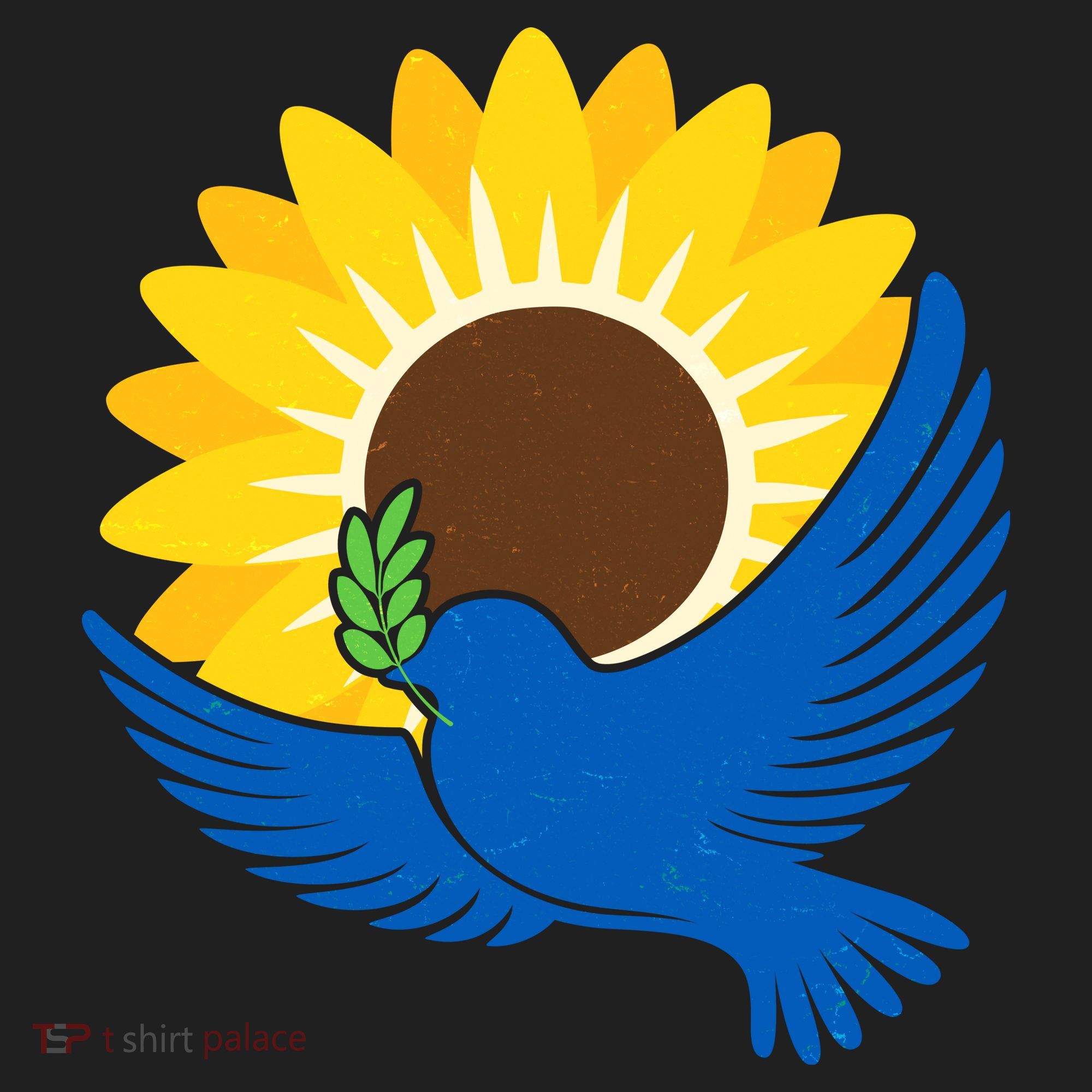 Sunflower Peace Dove Stand With Ukraine End The War Hat