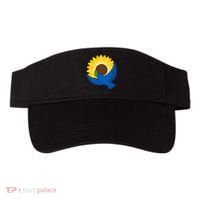 Sunflower Peace Dove Stand With Ukraine End The War Visor thumb 0