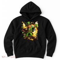 St Patricks Day Irish Leprechaun Pot Of Gold Hoodie thumb 0