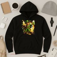 St Patricks Day Irish Leprechaun Pot Of Gold Hoodie thumb 3