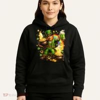 St Patricks Day Irish Leprechaun Pot Of Gold Hoodie thumb 5