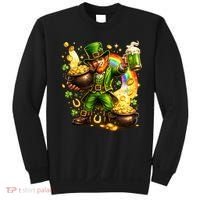 St Patricks Day Irish Leprechaun Pot Of Gold Sweatshirt thumb 0