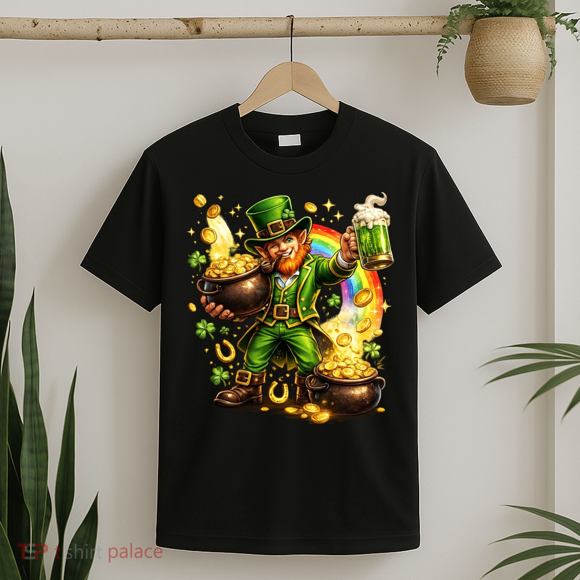 St Patricks Day Irish Leprechaun Pot Of Gold T-Shirt