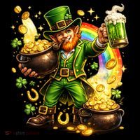 St Patricks Day Irish Leprechaun Pot Of Gold Coffee Mug thumb 5