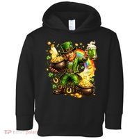 St Patricks Day Irish Leprechaun Pot Of Gold Toddler Hoodie thumb 0