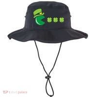 St Patricks Day Eating Shamrock Retro Gamer Bucket Hat thumb 0