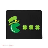 St Patricks Day Eating Shamrock Retro Gamer Mousepad thumb 0