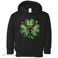 St Patricks Day Shamrock Irish Clover Toddler Hoodie thumb 0